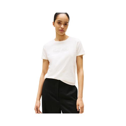 Tommy Hilfiger T-shirt Con Logo Ricamato