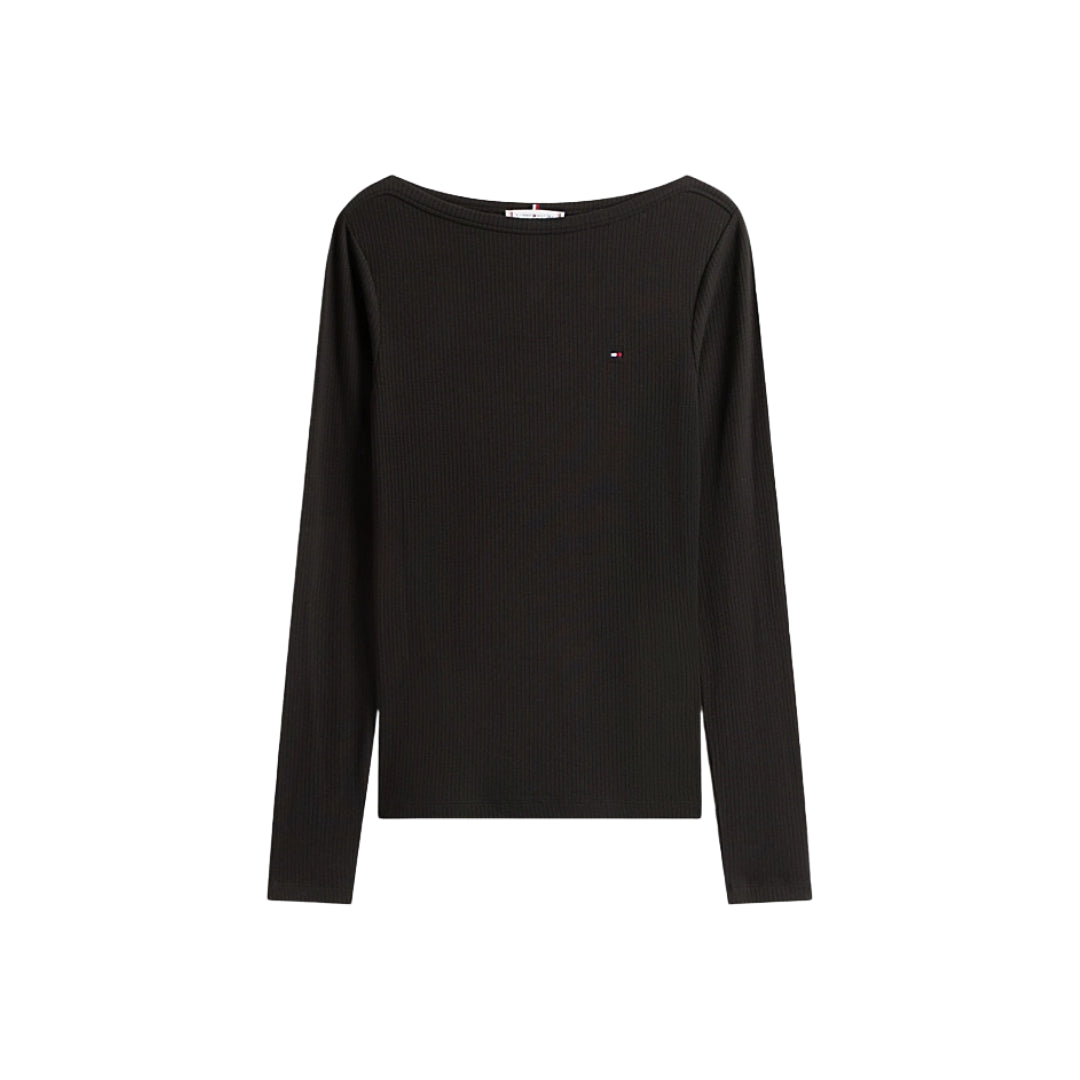 Tommy Hilfiger T-shirt Slim Fit a Coste Con Maniche Lunghe

WW0WW47309