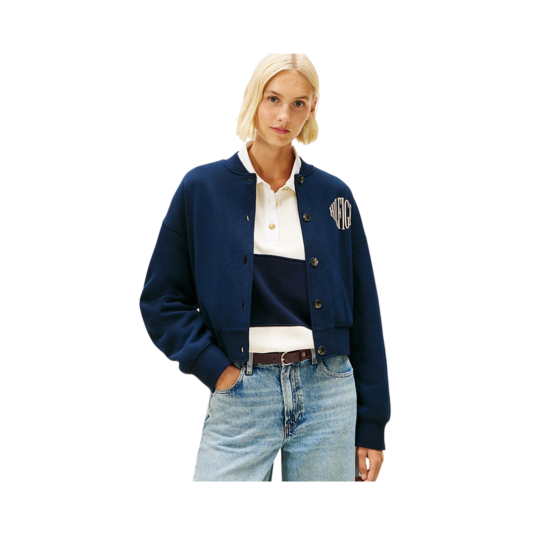 Tommy Hilfiger Cardigan Relaxed Fit Stile Bomber in Felpa

WW0WW47847