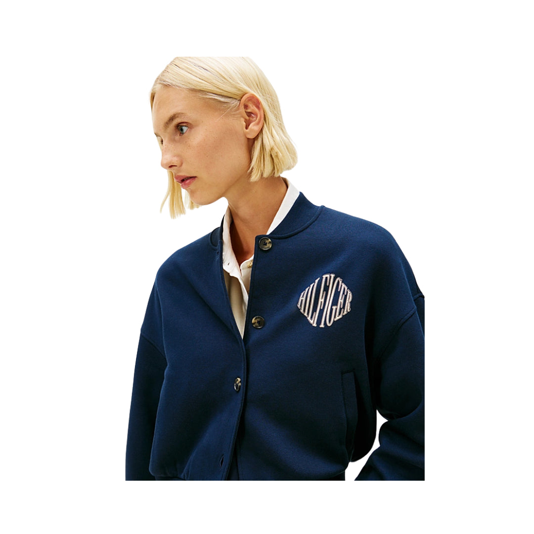 Tommy Hilfiger Cardigan Relaxed Fit Stile Bomber in Felpa

WW0WW47847