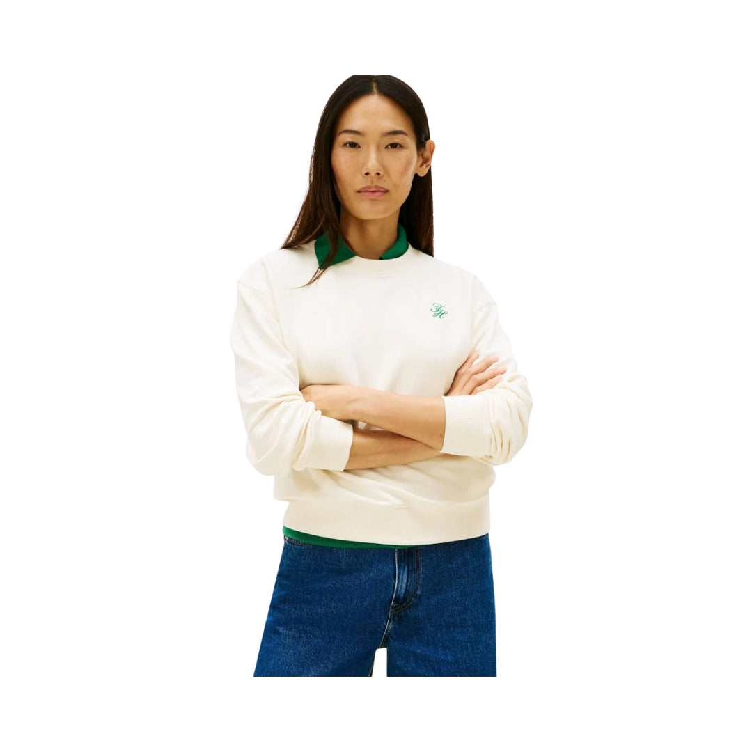 Tommy Hilfiger Felpa in Spugna Con Logo Ricamato

WW0WW49418