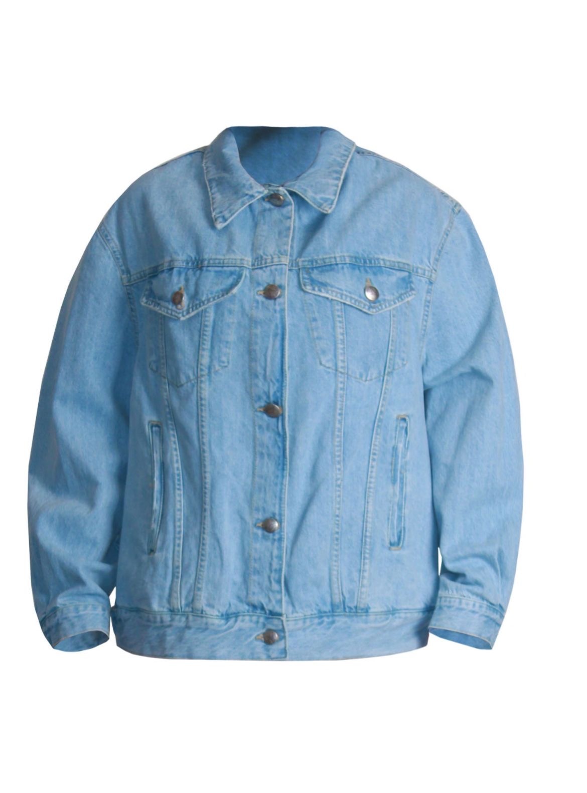 Berna Giacca Over Denim Bleach