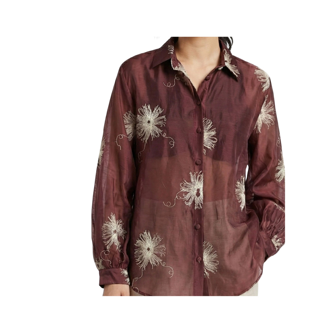 Camicia In Mussola Con Fiori Ricamati Berna

W 2630141