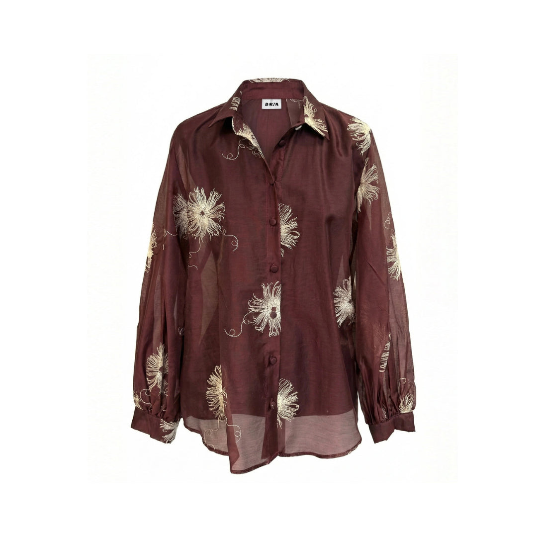 Camicia In Mussola Con Fiori Ricamati Berna

W 2630141