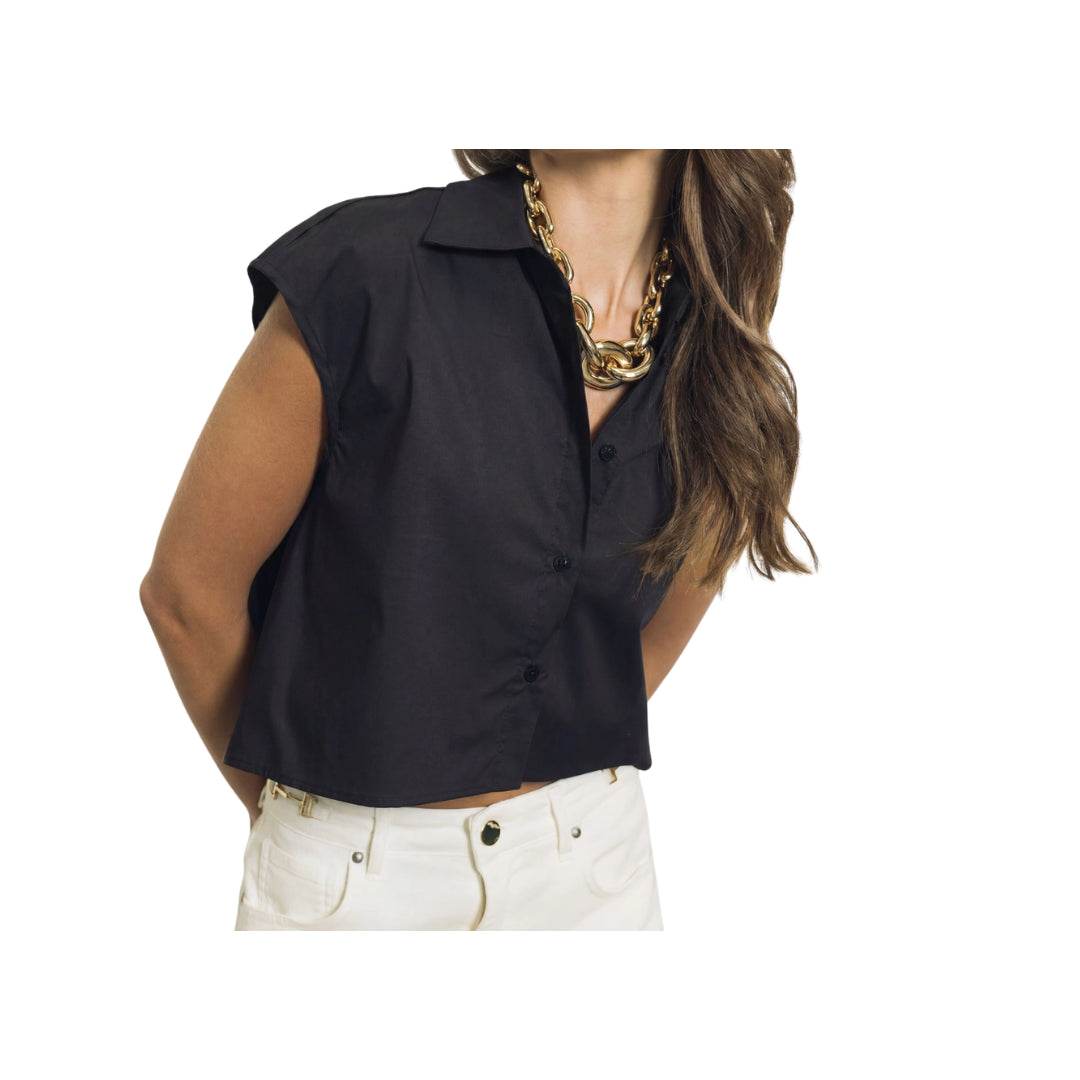 Camicia Crop Fit Senza Maniche Berna

W2630401