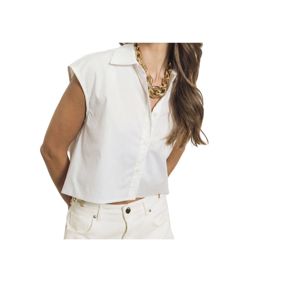 Camicia Crop Fit Senza Maniche Berna

W2630401